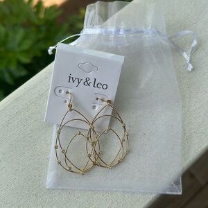 Ivy & Leo Gold Dangle Earrings
